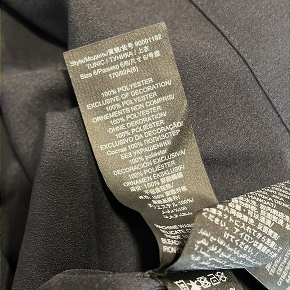 NWT Tory Burch Navy Tunic with Taping Size 6 - Picture 11 of 12